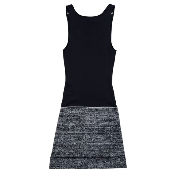 Anthropologie Lulumari Dress Womens Medium Black Gray 100% Cotton Y2K - Picture 10 of 11